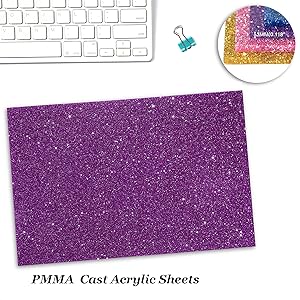 4pcs Glitter Acrylic Sheets Set – Glossy 1/8 Cast Plexiglass for DIY Crafts and Decor 4pcs Glitter Acrylic Sheets Set – Glossy 1/8 Cast Plexiglass for DIY Crafts and Decor