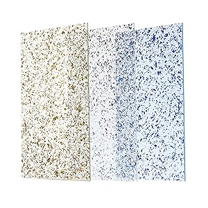 3pcs Pearlescent Ripple Acrylic Sheets – 1/8" Thick for DIY Crafts and Decor