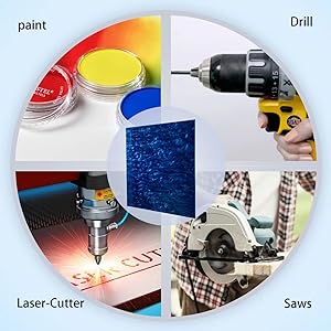 3pcs Pearlescent Ripple Acrylic Sheets – 1/8″ Thick Cast Plexiglass 3pcs Pearlescent Ripple Acrylic Sheets – 1/8" Thick Cast Plexiglass