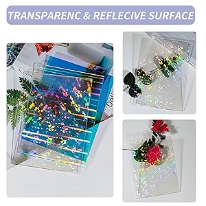 3pcs Iridescent Holographic Acrylic Sheets – PMMA Panels for Laser Cutting and Crafts 3pcs Iridescent Holographic Acrylic Sheets – PMMA Panels for Laser Cutting and Crafts