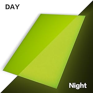 2 Pack 1/8 Fluorescent Neon Acrylic Sheets – Glow in Dark for Laser Cutting and Crafts 2 Pack 1/8 Fluorescent Neon Acrylic Sheets – Glow in Dark for Laser Cutting and Crafts