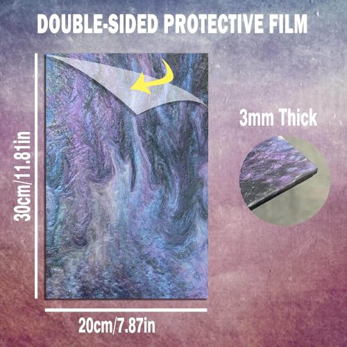 Pearlescent Glitter Acrylic Sheets2