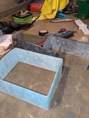 Blue Ripple Acrylic Sheet