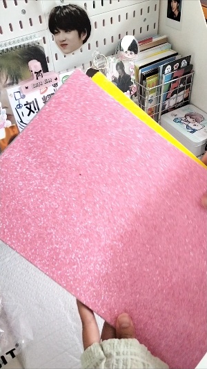 Pink Glitter Acrylic Sheets