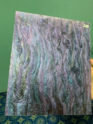 Purple Black Glitter Acrylic Sheet