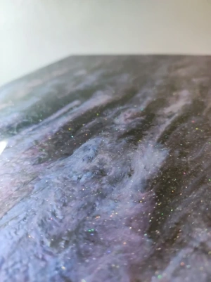 purple black glitter acrylic sheet