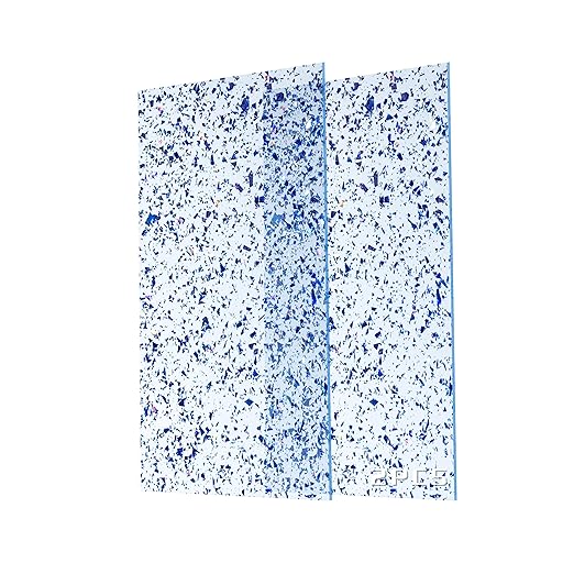 Translucent Acrylic Sheet Irregular Glitter