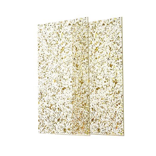 Translucent Acrylic Sheet Irregular Glitter