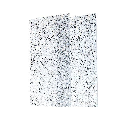 Translucent Acrylic Sheet Irregular Glitter